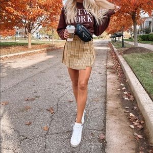 P448 Skate White Gravel Leather Sneakers